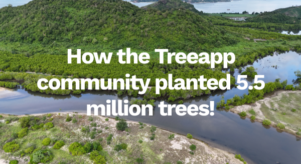 How the Treeapp community planted 5.5 million trees